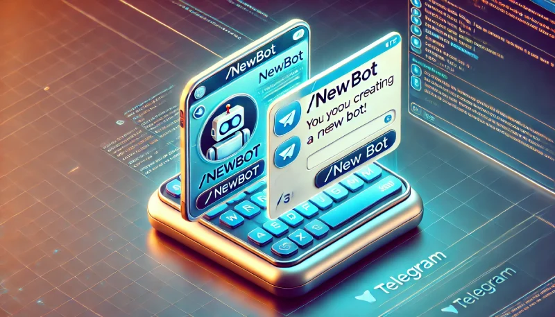 رابط کاربری تلگرام با نمایشگر BotFather و دستور newbot