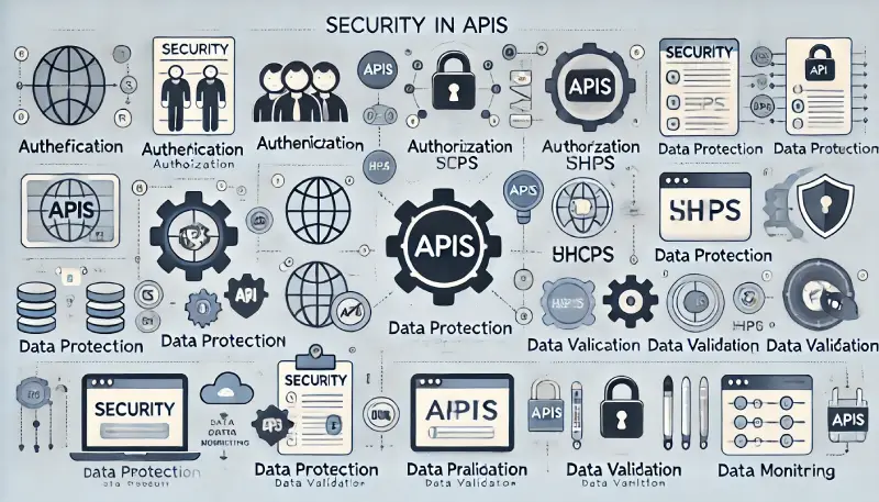 اقدامات امنیتی مختلف در APIها