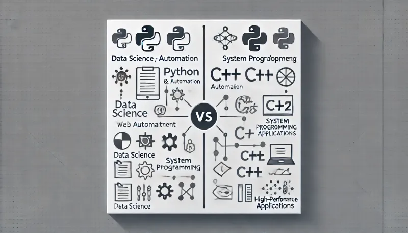 مقایسه Python و C++ برای انواع مختلف پروژه ها