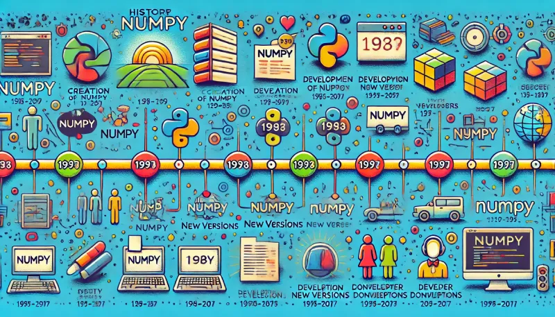 تاریخچه کتابخانه NumPy