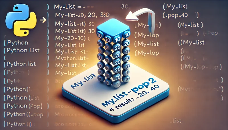 پاک کردن آیتم خاص با متد .pop()