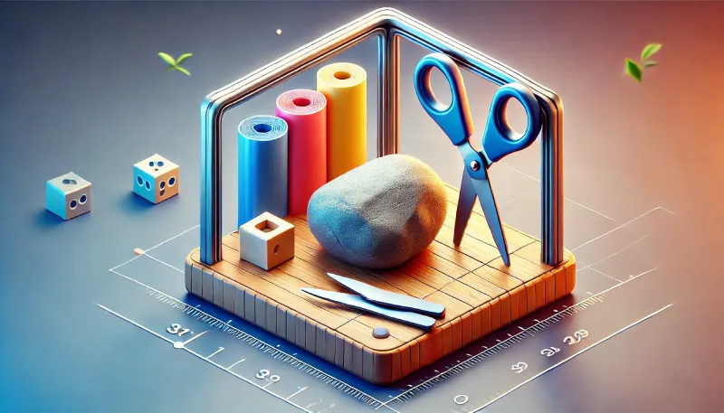 ساخت بازی سنگ کاغذ قیچی 4