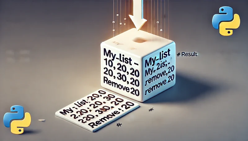 حذف مقدار مشخص با متد .remove()