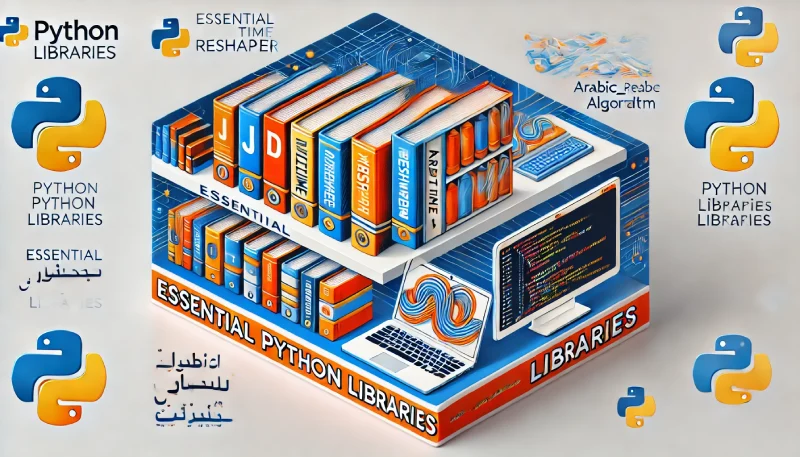 ابزارها و کتابخانه های مورد نیاز برای تبدیل تاریخ با پایتون