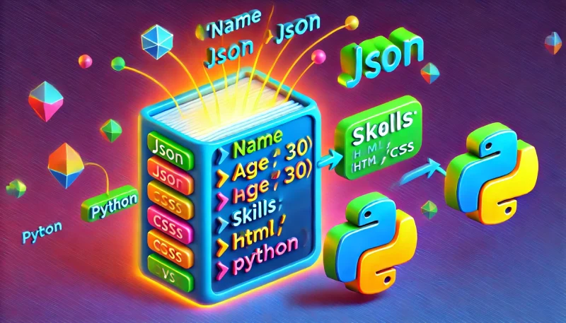 تبدیل JSON به دیکشنری پایتون (Deserialization)