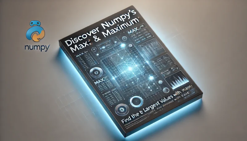 بزرگترین و بالاترین مقدار در NumPy