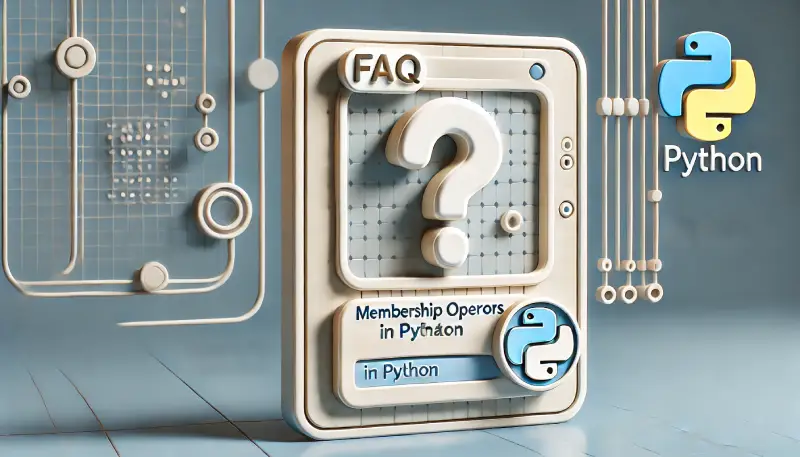 سوالات متداول درباره Membership Operators در Python