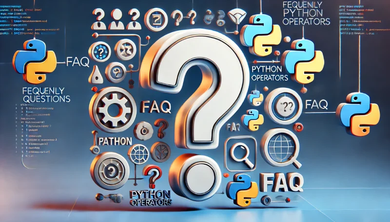 سوالات متداول عملگرهای پایتون