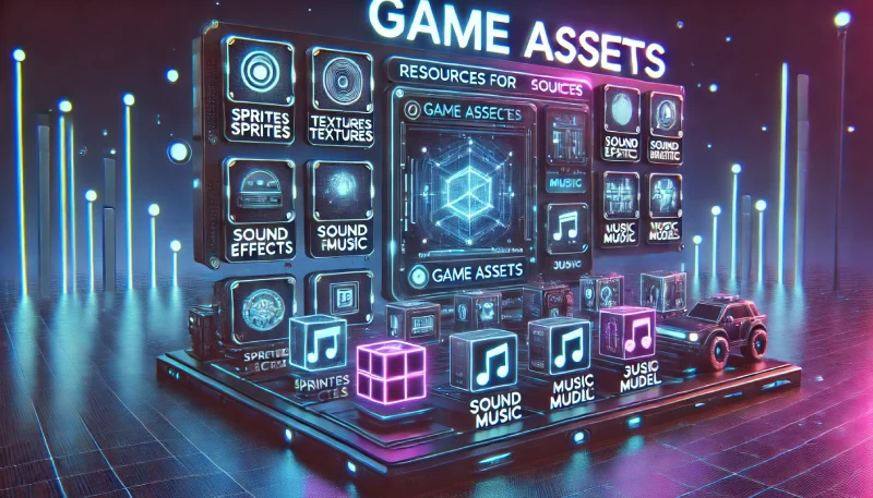 منابع برای دارایی‌های بازی (Game Assets)