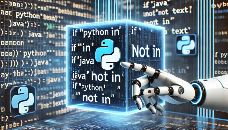 عملگر in و not in در Python