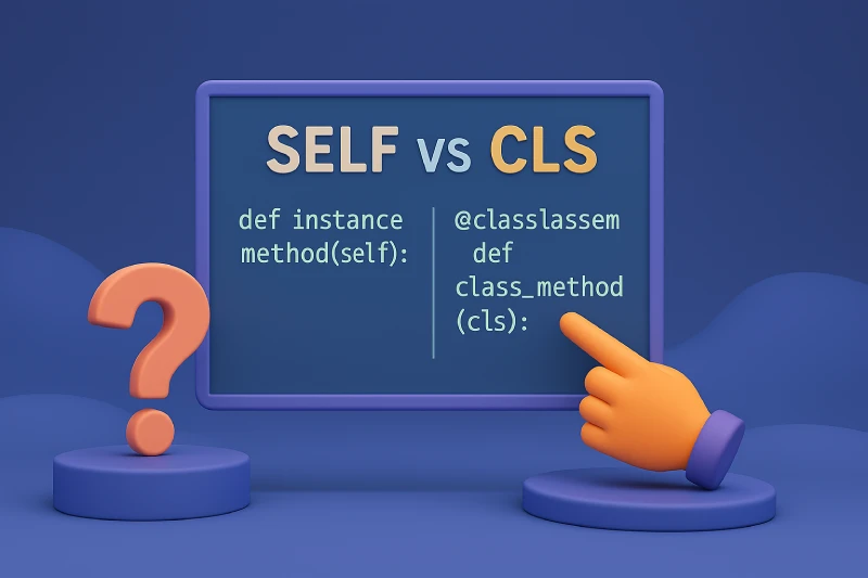 تفاوت self و cls در متدهای پایتون