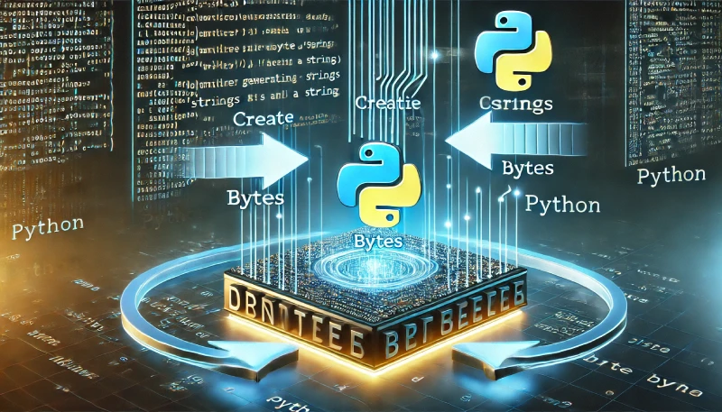 نحوه ایجاد و تبدیل Bytes در پایتون